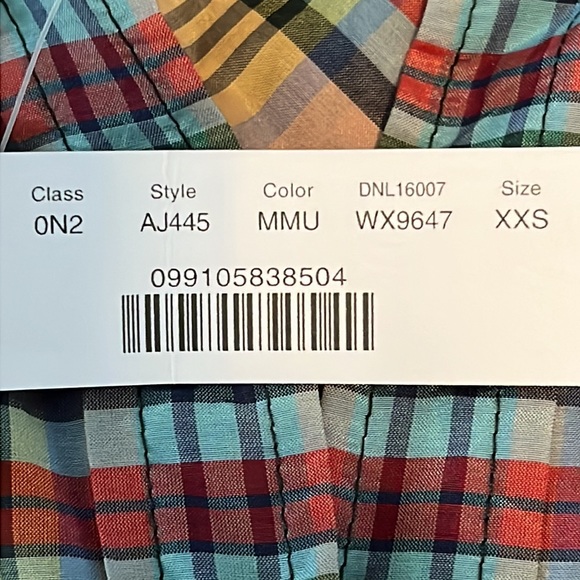 J. Crew NWT plaid popover collared shirt - Picture 7 of 12